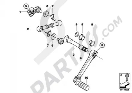 EXTERNAL GEARSHIFT PARTSSHIFT LEVER