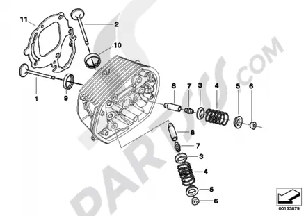 TIMING GEAR - INTAKE VALVEEXHAUST VALVE
