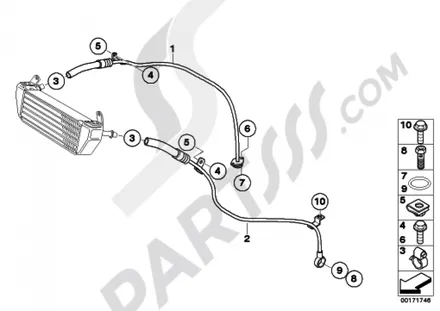 OIL COOLING PIPE