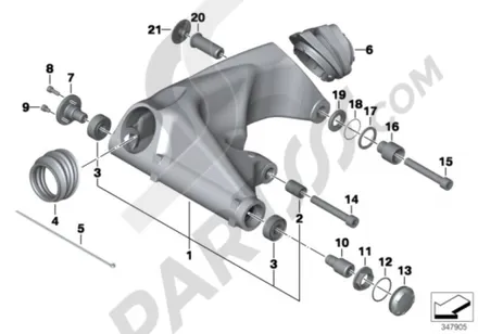 REAR WHEEL FORK