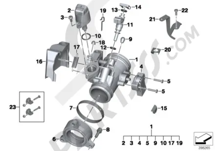 THROTTLE HOUSING ASSY