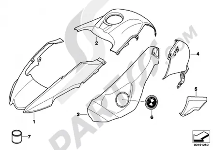 PAINTED PARTS 751 ALPINWEISS 3