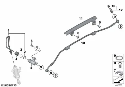 BRAKE PIPE, REAR, WITHOUT ABS