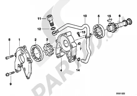 SINGLE PARTS FOR OIL PUMP