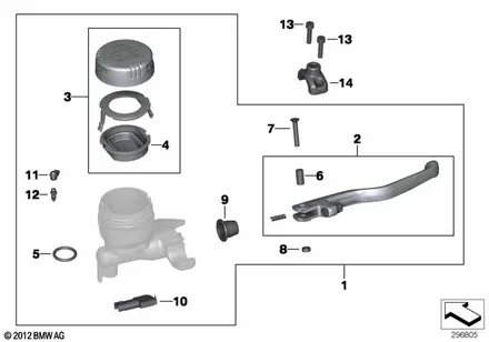 HANDBRAKE LEVER