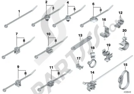 CABLE STRAP, HOSECABLE CLIP