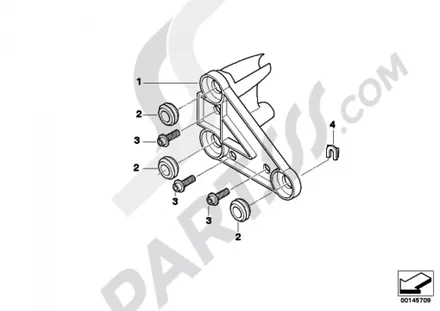BRACKET F INSTRUMENT CLUSTER