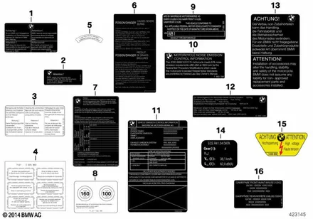 TYPE PLATE  NOTICE LABEL