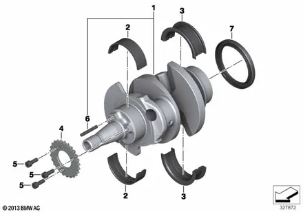 CRANKSHAFT ATTACHING PARTS