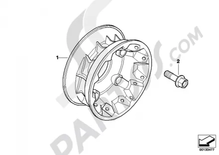 WHEEL HUB REAR