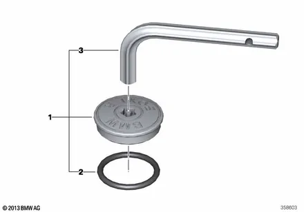 SAFETY SCREW FOR OIL FILLER