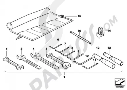 CAR TOOL, SUPPLEMENTARY KIT