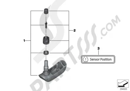 RDC SENSOR FOR REAR WHEEL