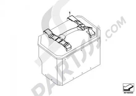 HANDLE FOR ALU CASEALU TOP CASE