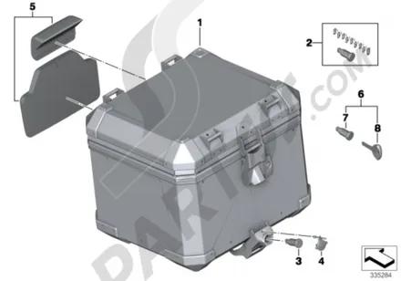 ALUMINUM TOPCASE