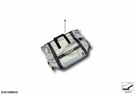 POCKET, ALUMINUM CASE  TOP CASE